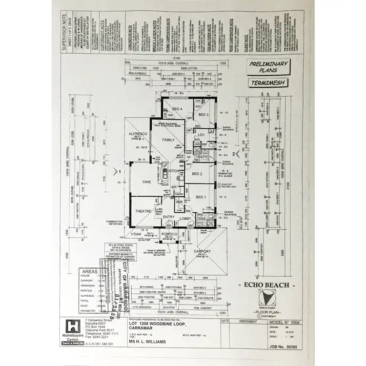 Floorplan of Homely house listing, 29 Woodbine Loop, Tapping WA 6065