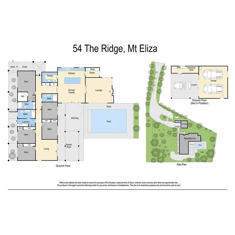 Floorplan of Homely house listing, 54 The Ridge, Mount Eliza VIC 3930
