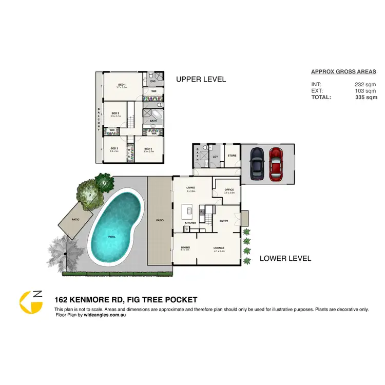 Floorplan of Homely house listing, 162 Kenmore Road, Fig Tree Pocket QLD 4069