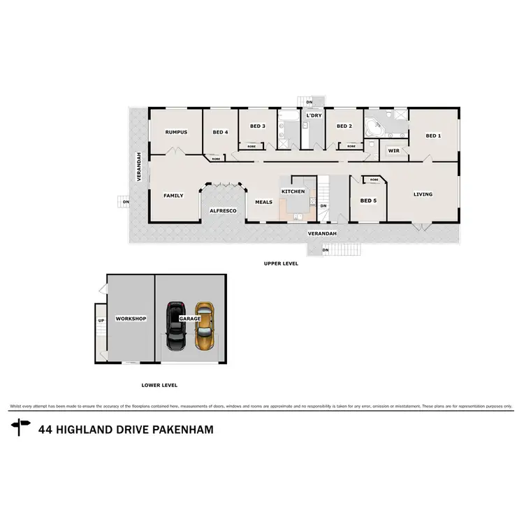 Floorplan of Homely house listing, 44 Highland Drive, Pakenham VIC 3810