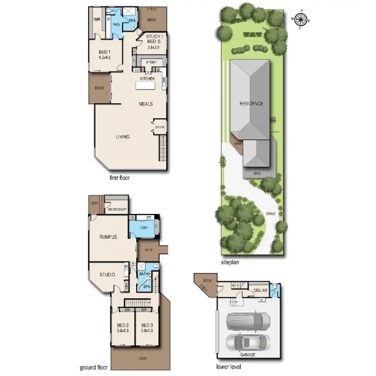 Floorplan of Homely house listing, 83 Grandview Terrace, Mount Martha VIC 3934