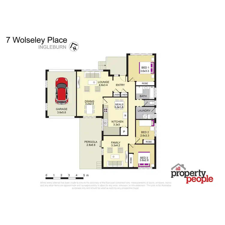 Floorplan of Homely house listing, 7 Wolseley Place, Ingleburn NSW 2565