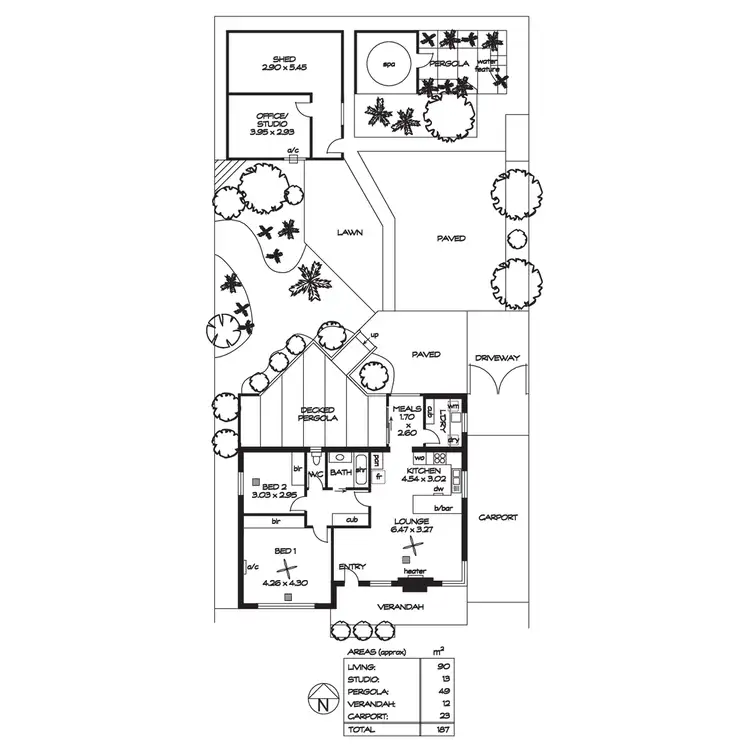 Floorplan of Homely house listing, 5 Bundey Street, Magill SA 5072