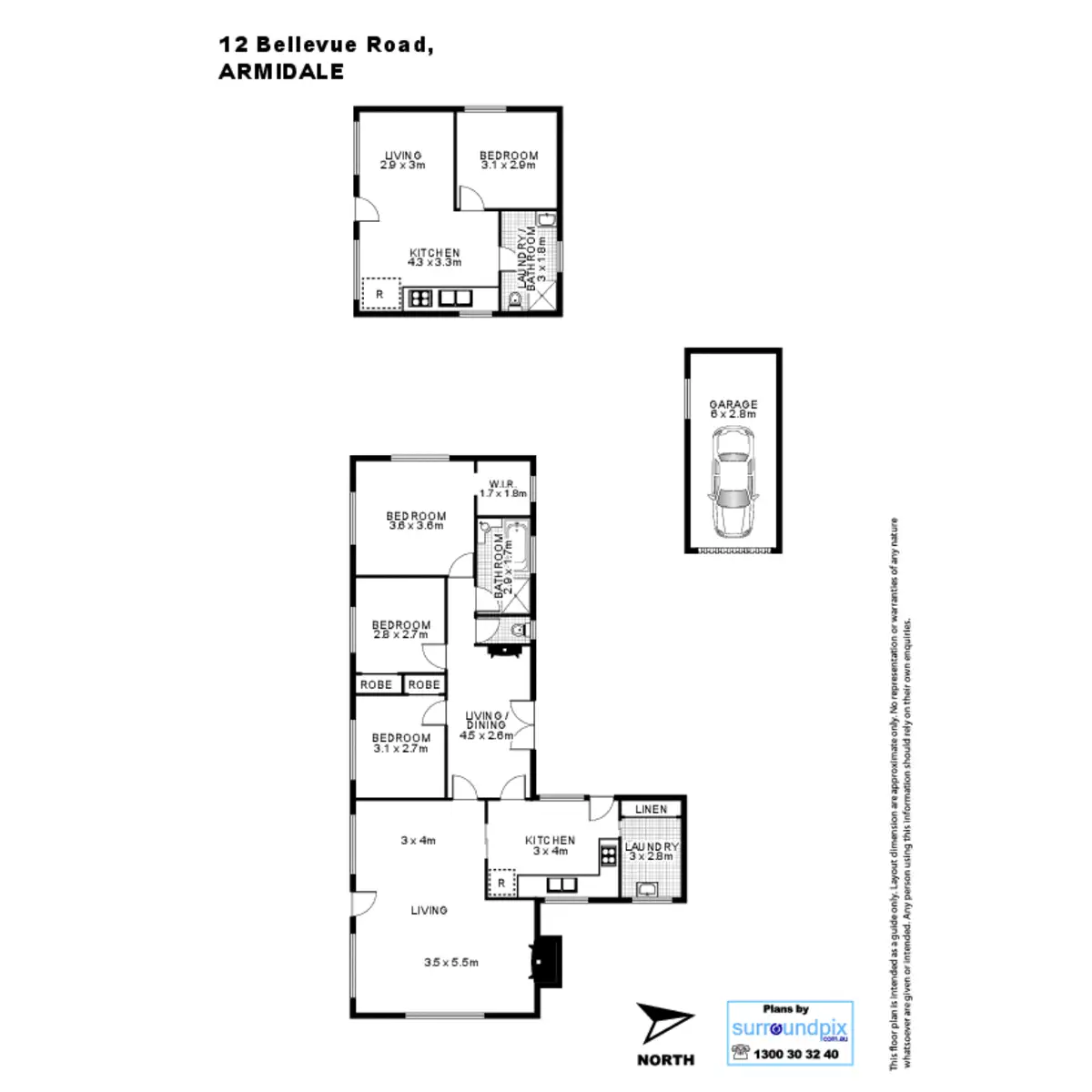 Floorplan of Homely house listing, 12 Bellevue Road, Armidale NSW 2350