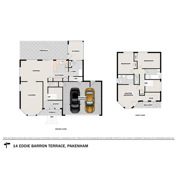 Floorplan of Homely house listing, 14 Eddie Barron Terrace, Pakenham VIC 3810