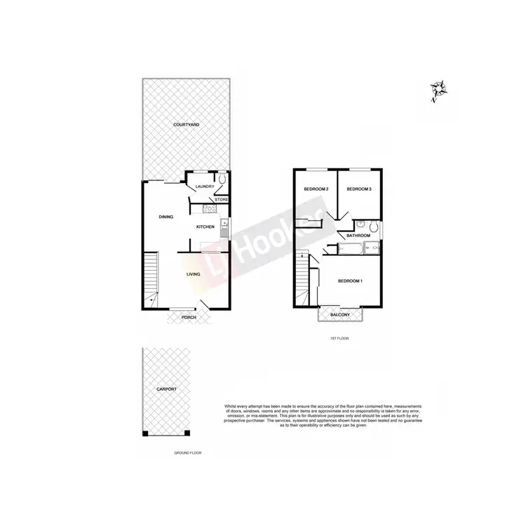 Floorplan of Homely townhouse listing, 22/452 Hellawell Road, Sunnybank Hills QLD 4109