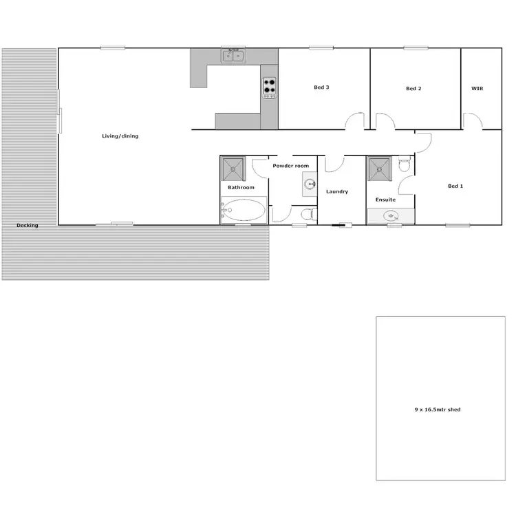 Floorplan of Homely rural property listing, 21-37 Kestrel Court, Boston SA 5607