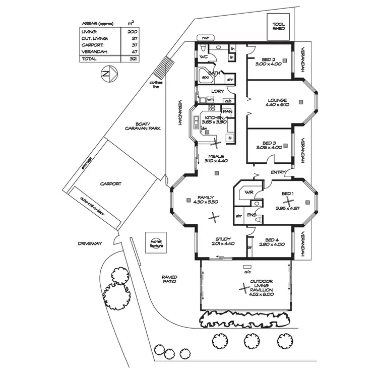 Floorplan of Homely house listing, 7 Hillstowe Court, Greenwith SA 5125