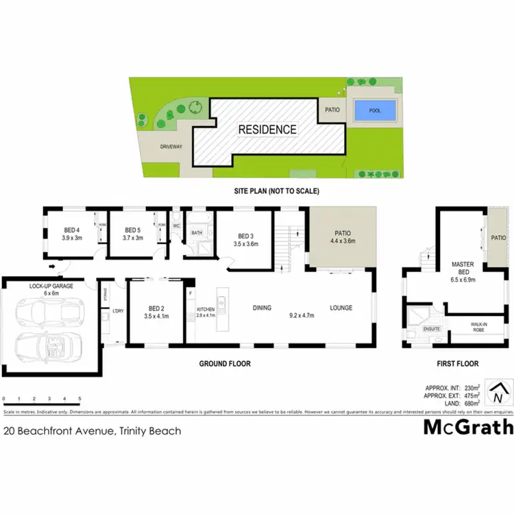 Floorplan of Homely house listing, 20 Beachfront Avenue, Trinity Beach QLD 4879