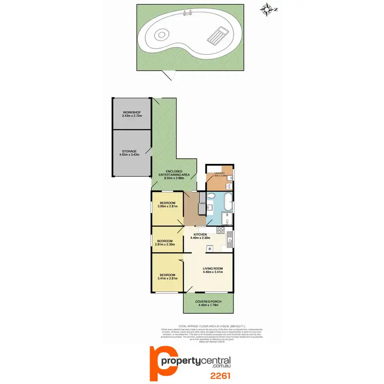 Floorplan of Homely house listing, 16 Laguna Parade, Berkeley Vale NSW 2261
