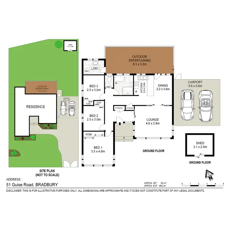 Floorplan of Homely house listing, 51 Guise Road, Bradbury NSW 2560