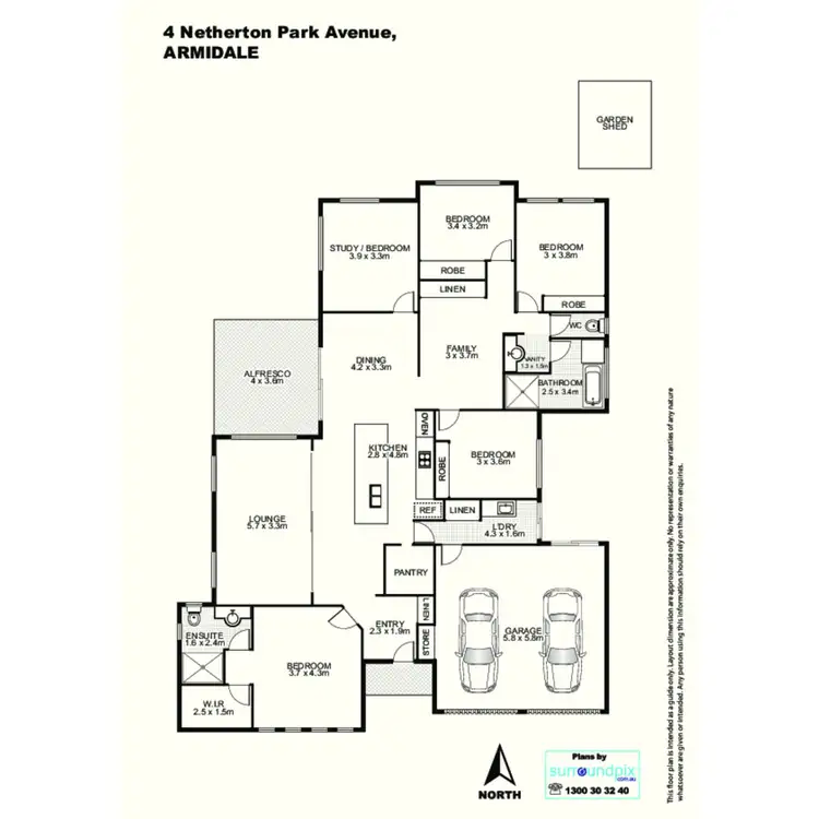 Floorplan of Homely house listing, 4 Netherton Park Avenue, Armidale NSW 2350