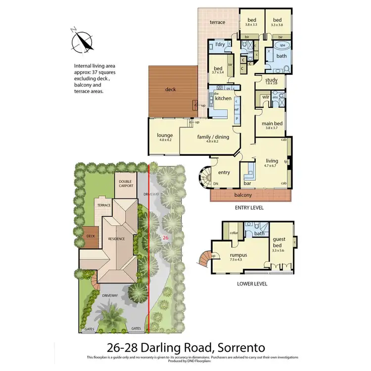 Floorplan of Homely house listing, 26 - 30 Darling Road, Sorrento VIC 3943