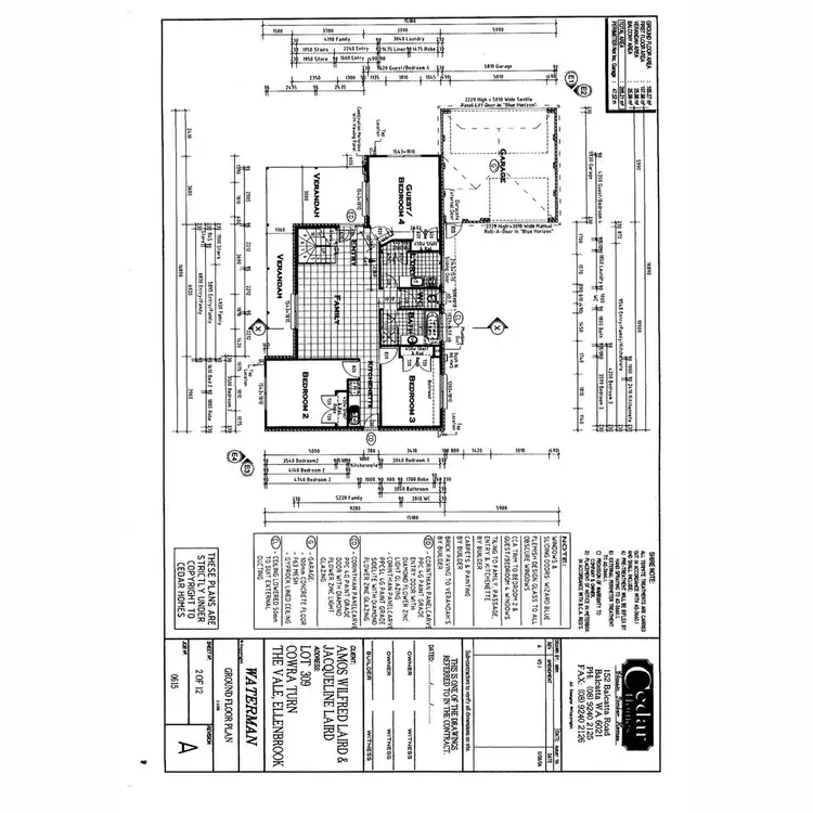 Floorplan of Homely house listing, 5 Cowra Turn, Aveley WA 6069