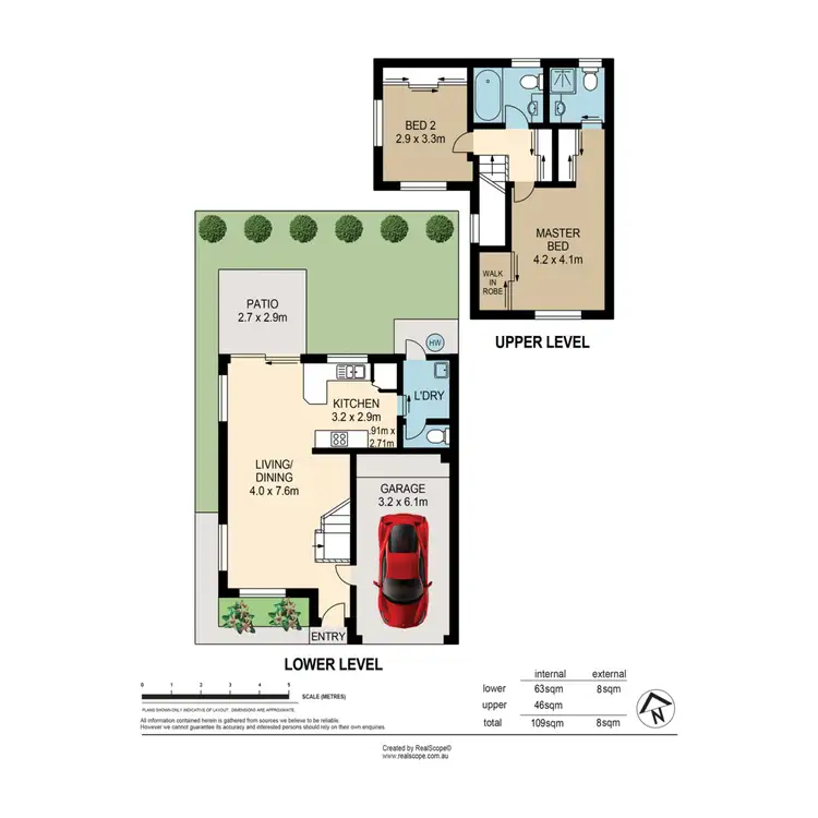 Floorplan of Homely townhouse listing, 6/9 Fuller Street, Lutwyche QLD 4030