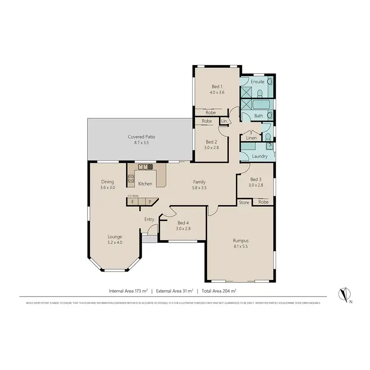 Floorplan of Homely house listing, 6 Gordonia Drive, Regents Park QLD 4118