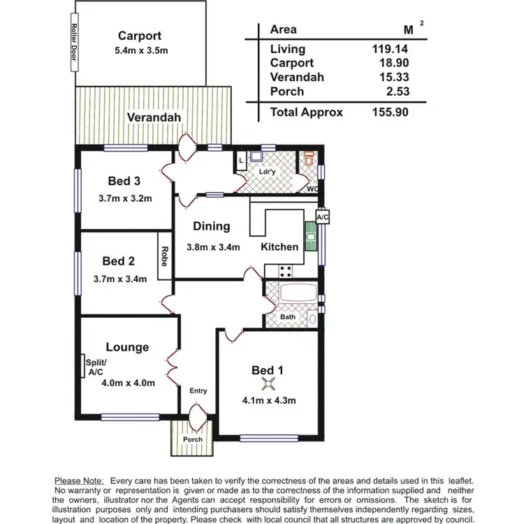 Floorplan of Homely house listing, 6 Torrens Crescent, Pennington SA 5013