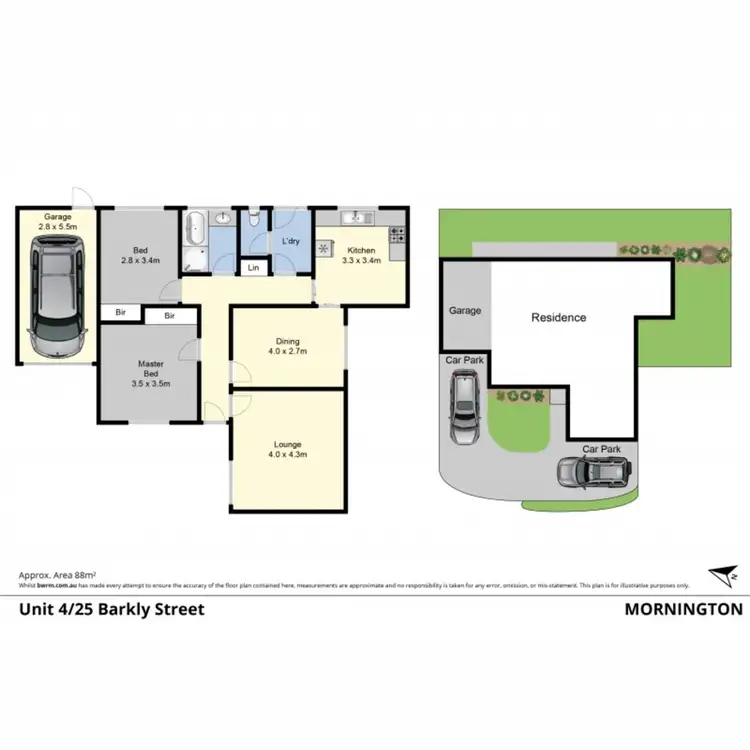Floorplan of Homely unit listing, 4/25 Barkly Street, Mornington VIC 3931