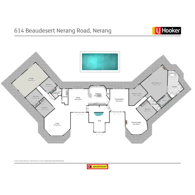 Floorplan of Homely house listing, 614 Beaudesert Nerang Road, Mount Nathan QLD 4211