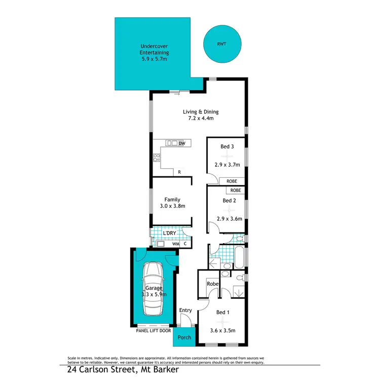 Floorplan of Homely house listing, 24 Carlson Street, Mount Barker SA 5251