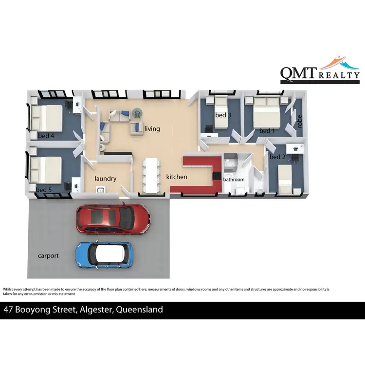 Floorplan of Homely house listing, 47 Booyong Street, Algester QLD 4115
