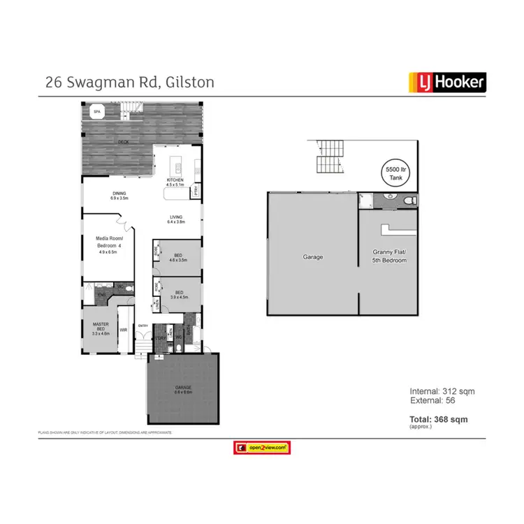 Floorplan of Homely house listing, 26 Swagman Road, Gilston QLD 4211