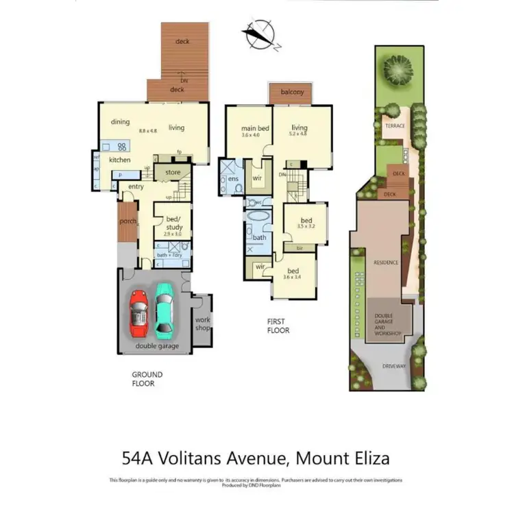 Floorplan of Homely house listing, 54A Volitans Avenue, Mount Eliza VIC 3930