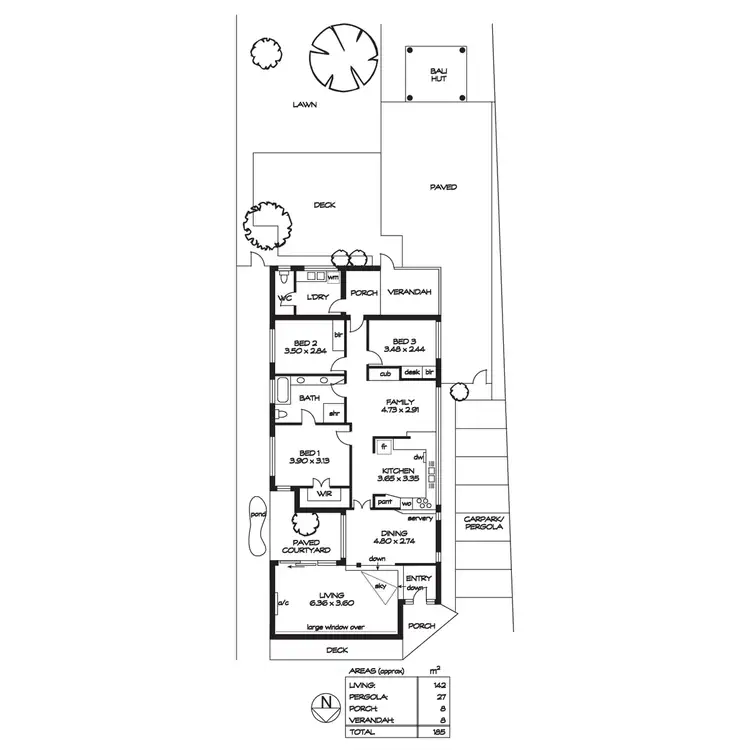 Floorplan of Homely house listing, 17 Lurline Street, Mile End SA 5031