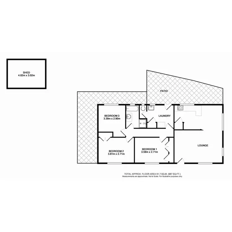 Floorplan of Homely house listing, 28 Goodwin Street, Benalla VIC 3672