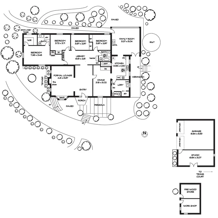 Floorplan of Homely house listing, 3 Snows Road, Stirling SA 5152
