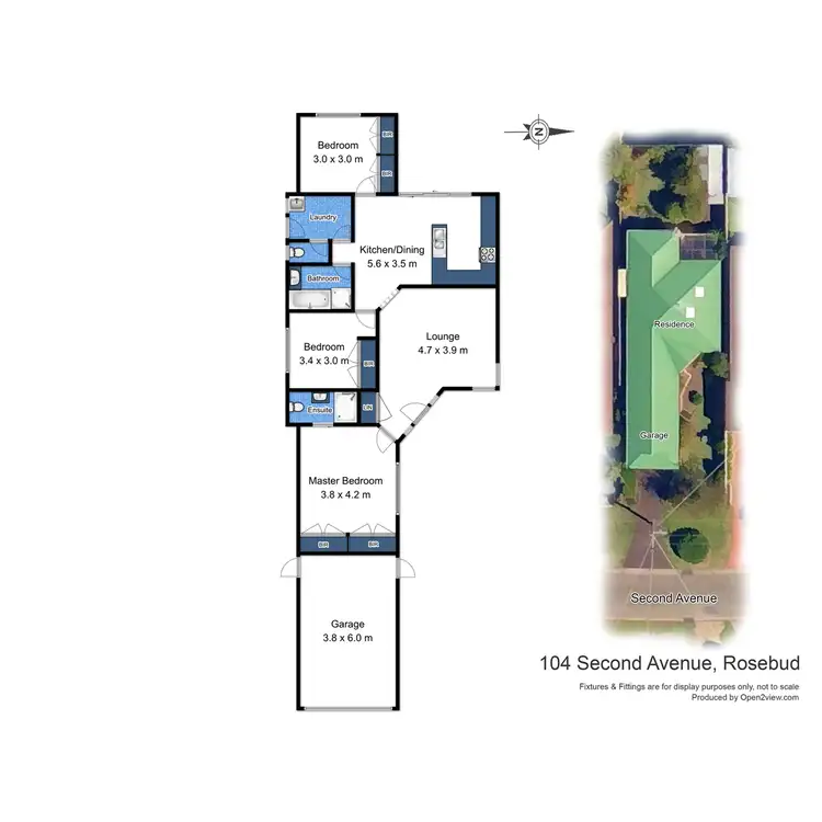 Floorplan of Homely house listing, 104 Second Avenue, Rosebud VIC 3939