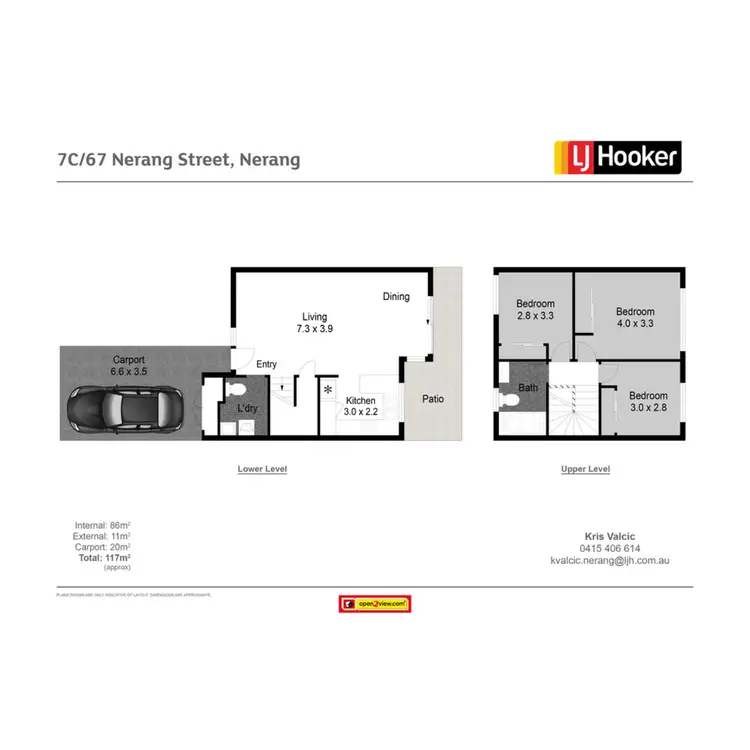 Floorplan of Homely townhouse listing, 7 Camelia Court 67 Nerang Street, Nerang QLD 4211