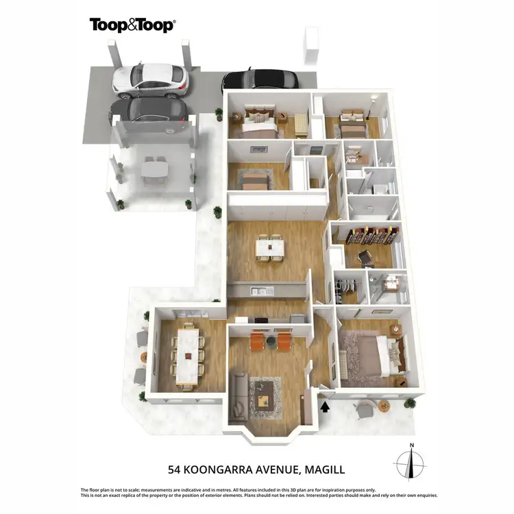 Floorplan of Homely house listing, 54 Koongarra Avenue, Magill SA 5072