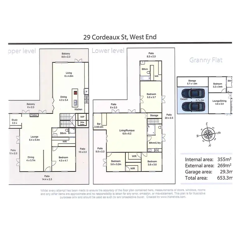Floorplan of Homely house listing, 29 Cordeaux Street, West End QLD 4101