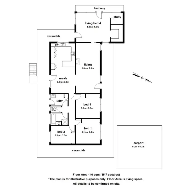 Floorplan of Homely house listing, 104 David Hill Road, Monbulk VIC 3793