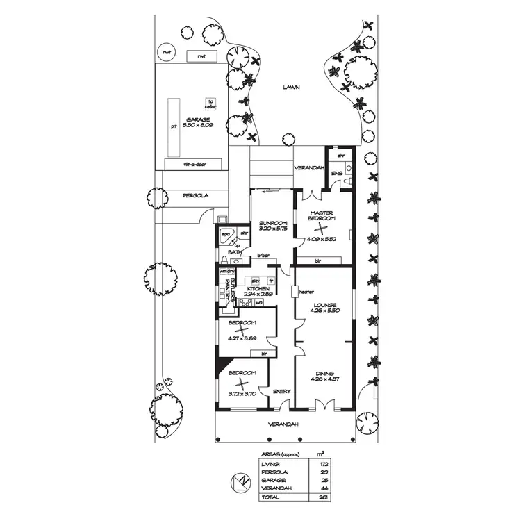 Floorplan of Homely house listing, 109 Eighth Avenue, Joslin SA 5070