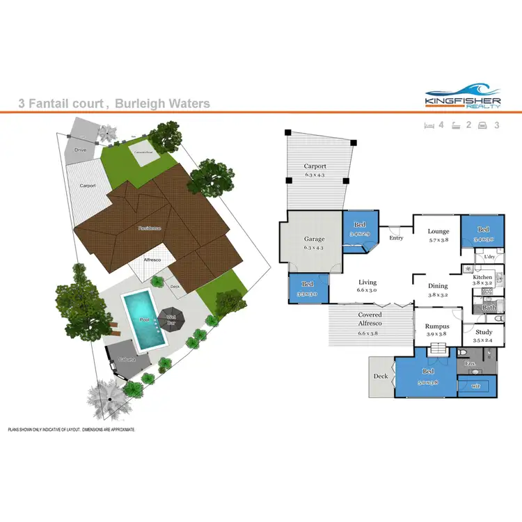Floorplan of Homely house listing, 3 Fantail Court, Burleigh Waters QLD 4220