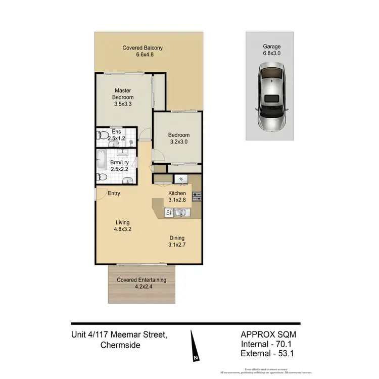 Floorplan of Homely unit listing, 4/119 Meemar Street, Chermside QLD 4032