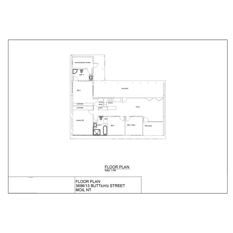 Floorplan of Homely house listing, 13 Butters Street, Moil NT 810