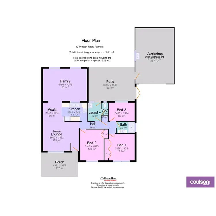 Floorplan of Homely house listing, 40 Preston Road, Parmelia WA 6167