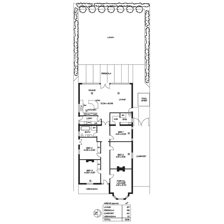 Floorplan of Homely house listing, 155 Wattle Street, Malvern SA 5061