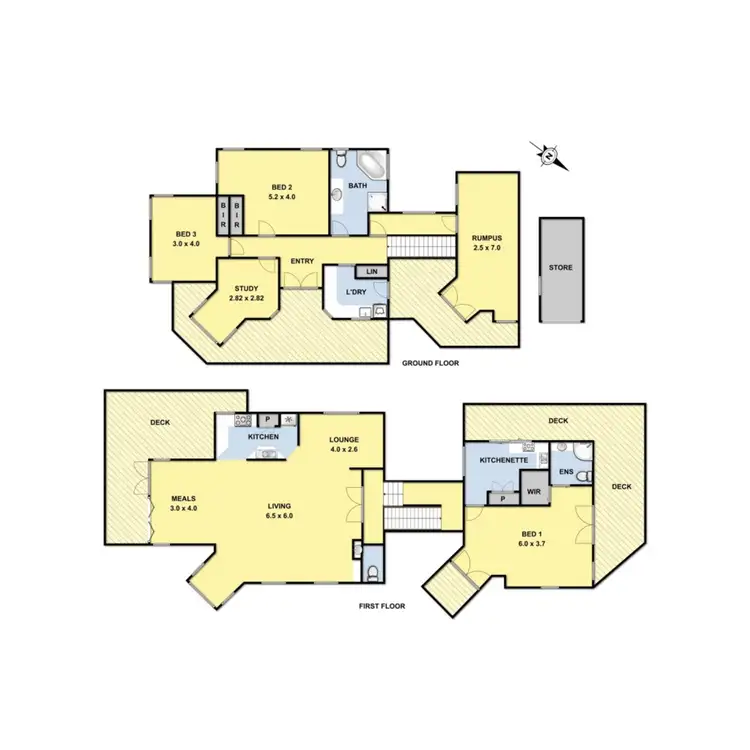 Floorplan of Homely house listing, 32 Ozan Crescent, Jan Juc VIC 3228