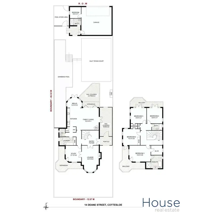 Floorplan of Homely house listing, 14 Deane Street, Cottesloe WA 6011