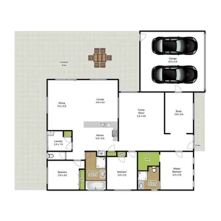 Floorplan of Homely house listing, 25 Independent Way, Traralgon VIC 3844