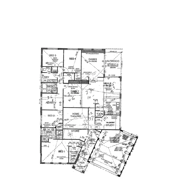 Floorplan of Homely house listing, 22 Monivae Vista, Tapping WA 6065