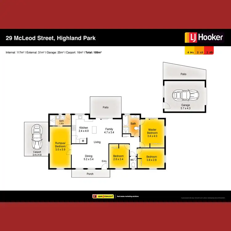 Floorplan of Homely house listing, 29 Mcleod Street, Highland Park QLD 4211