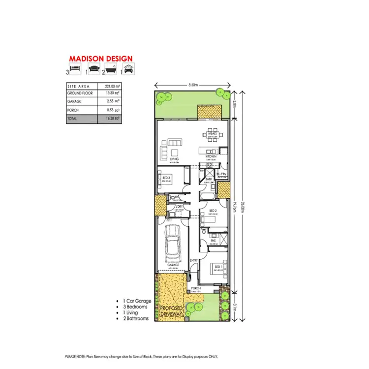 Floorplan of Homely house listing, Lot 2307 Belloza Way, Mernda VIC 3754