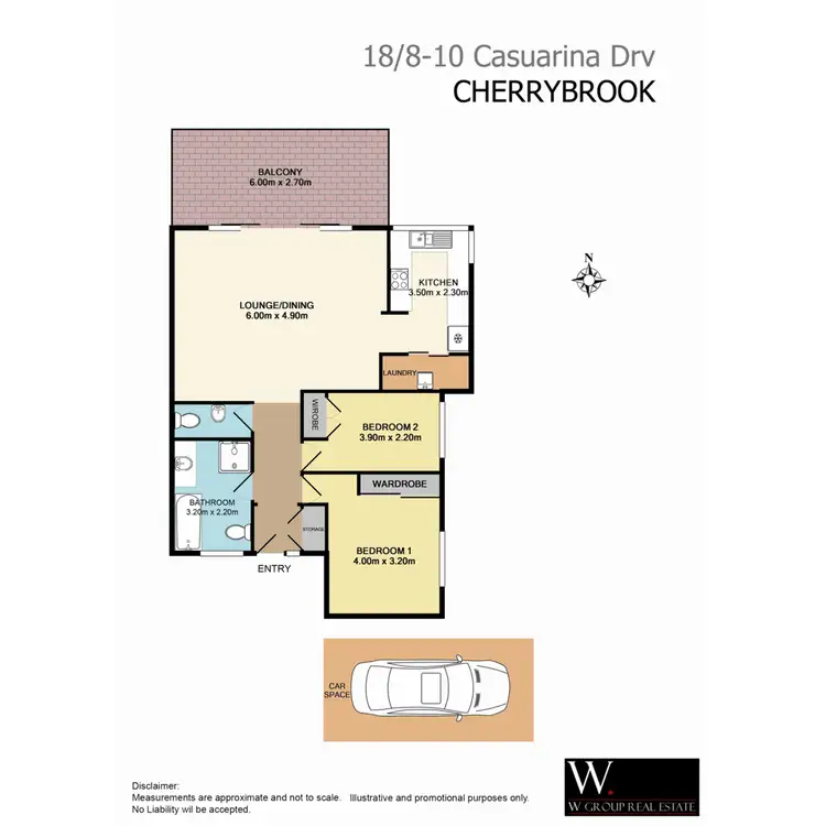 Floorplan of Homely retirement listing, 18/8-10 Casuarina Drive, Cherrybrook NSW 2126