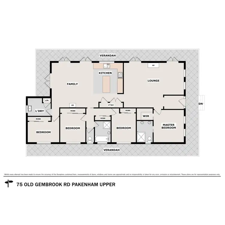 Floorplan of Homely house listing, 75 Old Gembrook Road, Pakenham Upper VIC 3810