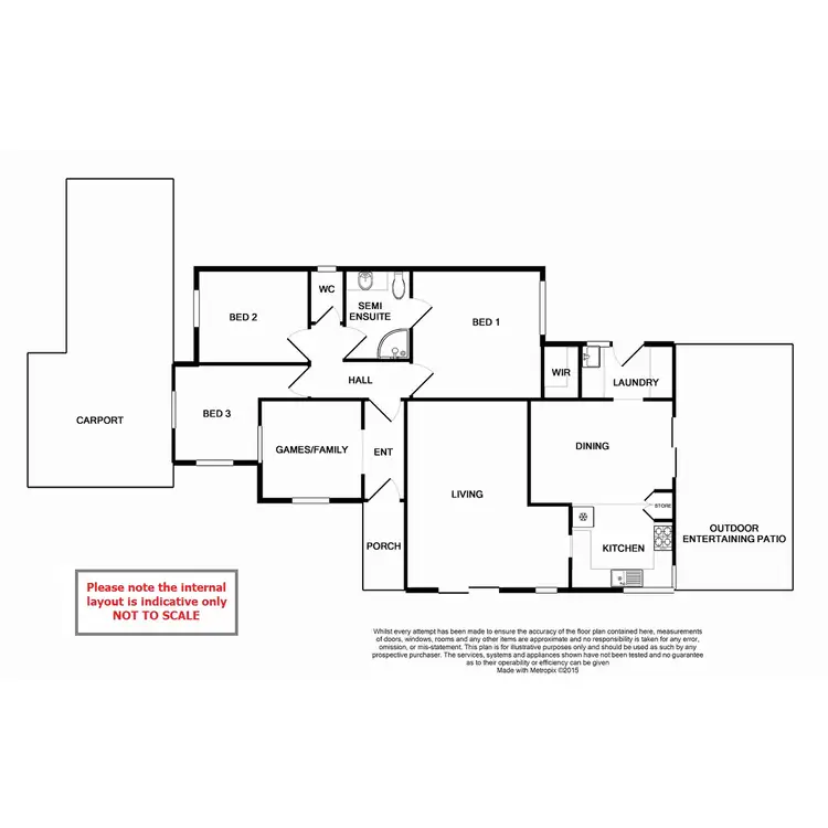 Floorplan of Homely house listing, 2/40 Merley Way, Parkwood WA 6147